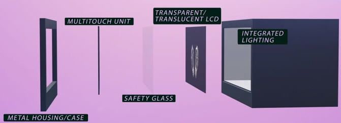How are CDS Transparent Showcases constructed?