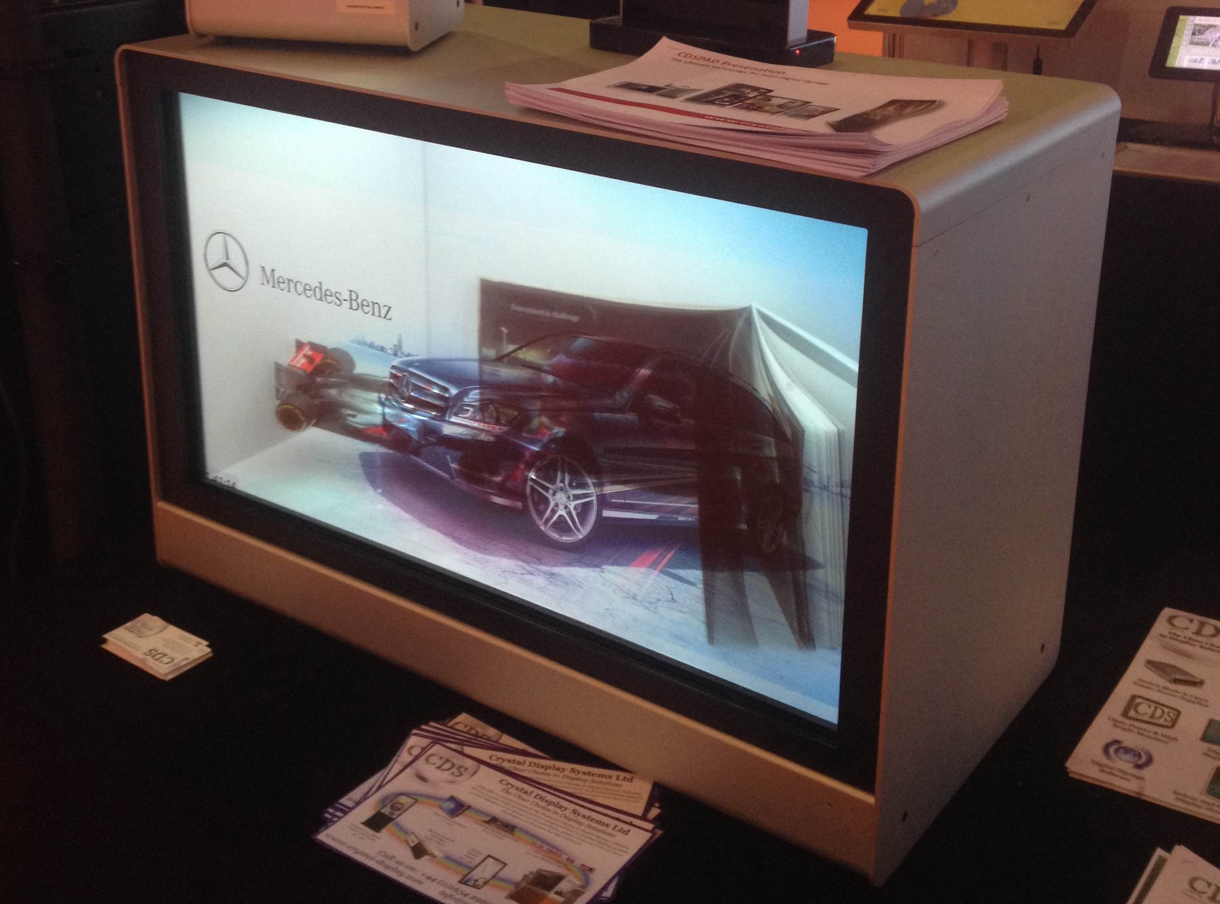 CDS Launches NEW Range of Touch Interactive Transparent Display Showcases