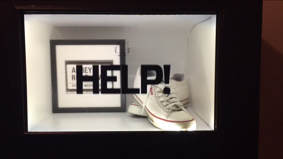 “HELP!” – Even The Beatles Need a Transparent Display