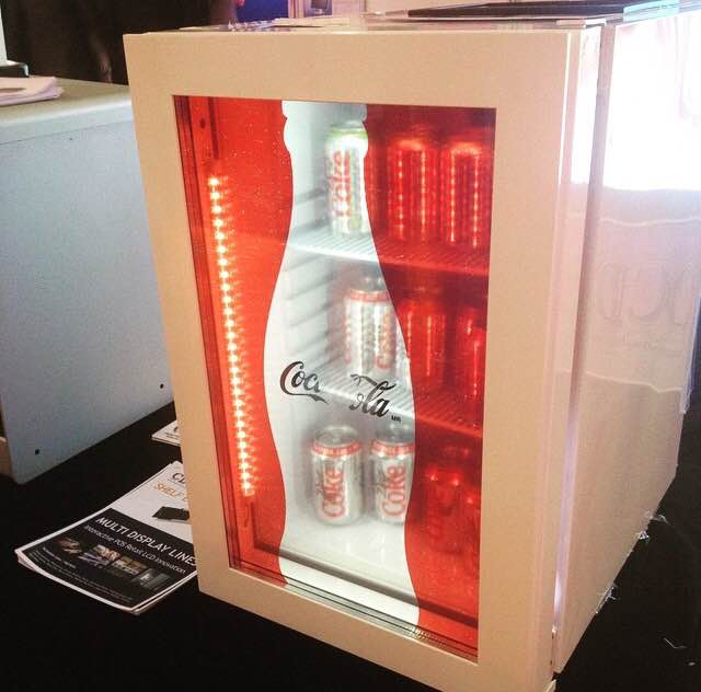 CDS Designs Transparent Displays for Refrigerators and Coolers