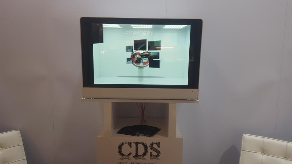See our Transparent Showcase Display in Action at ISE 2016