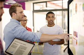 Latest PCAP Multi-Touch Foil Technology at ISE