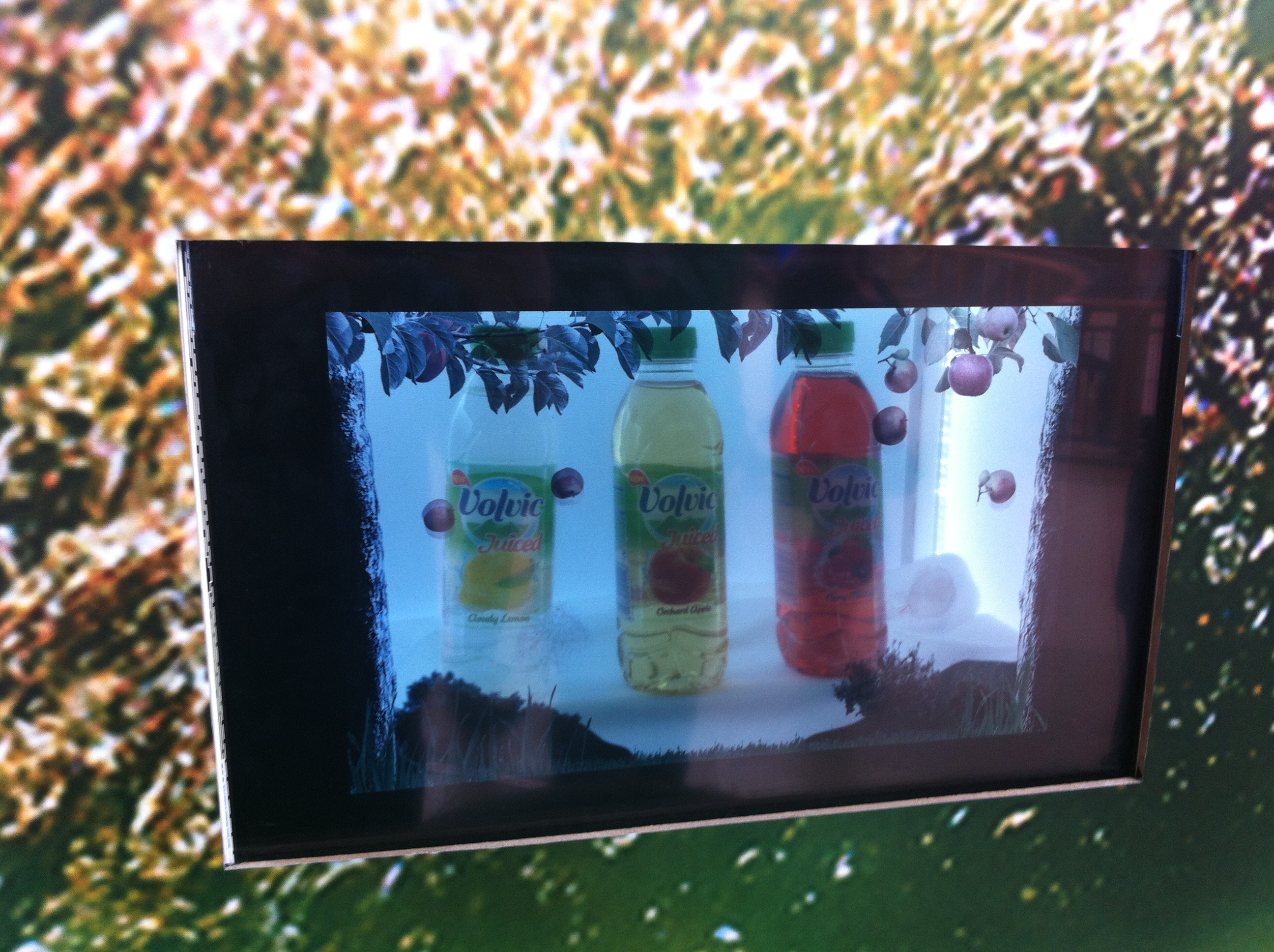 Volvic Impress all with Transparent Display at Bluewater
