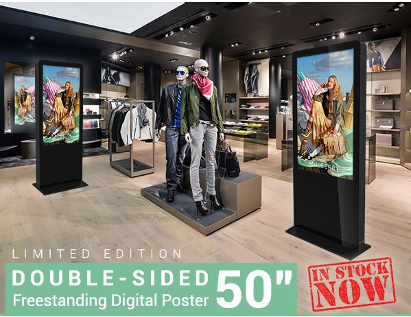 Double the Impact with Double Sided LCD Displays