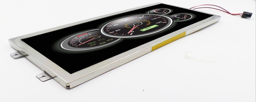 Small Format Bar Type Letterbox Shaped TFT LCDs, Including Touchscreen Options