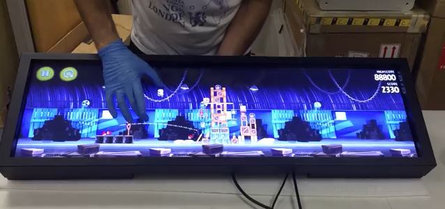 DISPLAX Touch Foils for Stretched Displays