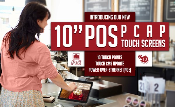 NEW 10 inch POS PCAP Touch Screen Launched