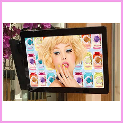 Slimline Digital Advertising Poster Displays in Demo Video