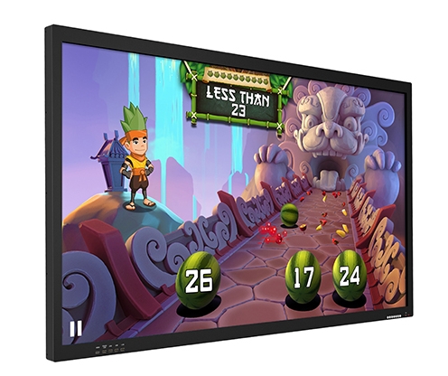LOW COST 84 inch 4K Monitor Display with Integrated Touch