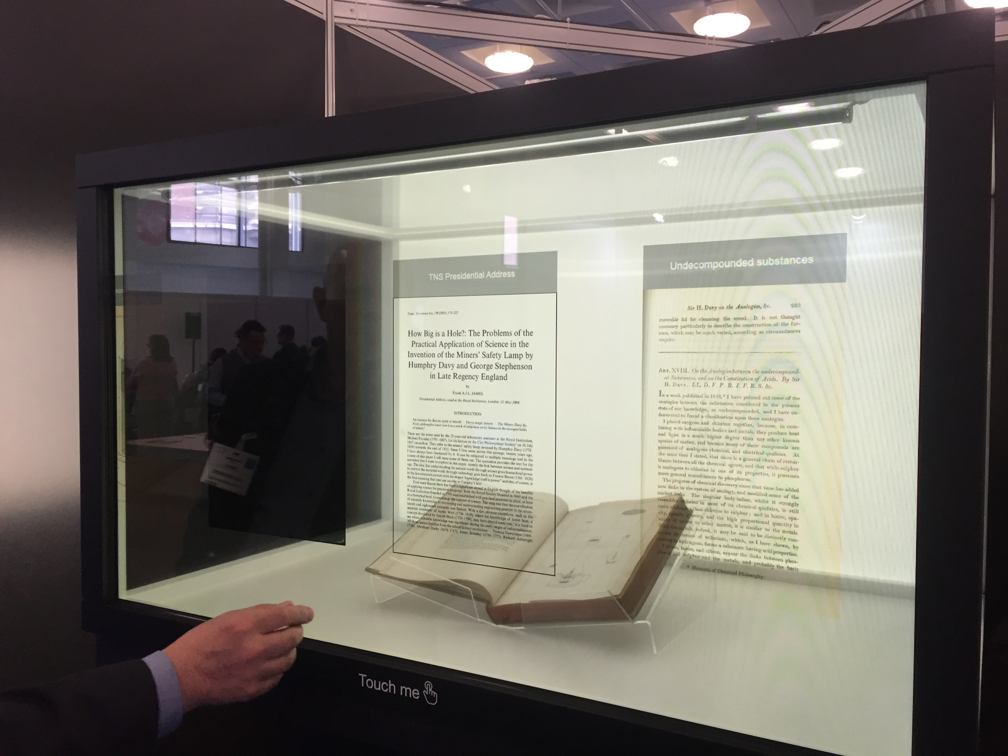 Transparent Display Boosts Interest at Museum