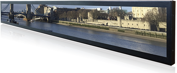 Ultra Thin Large Format Stretched Display