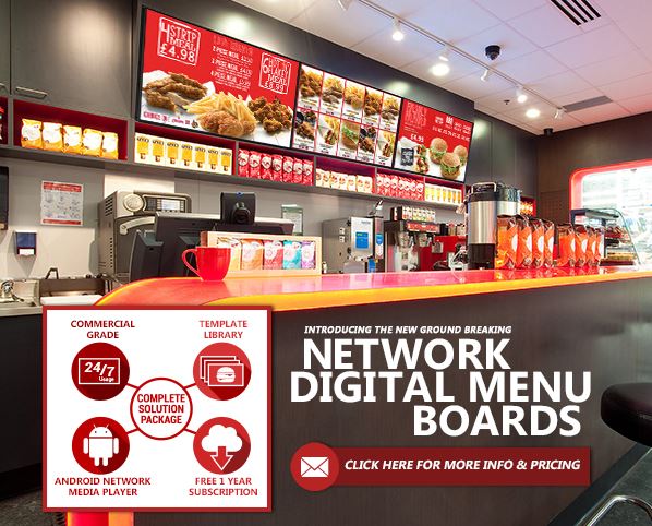 The Revolutionary Network Digital Menu Boards
