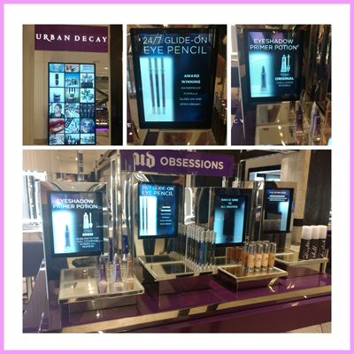 Urban Decay are made up with Transparent Displays