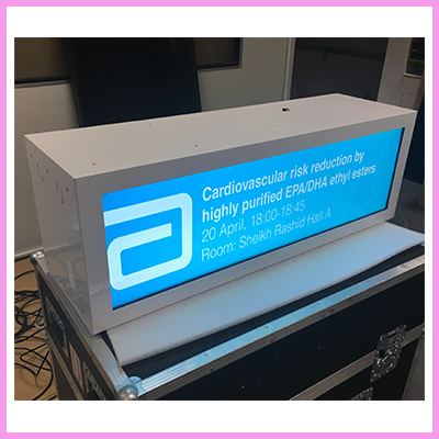 Customised Transparent Stretched Displays