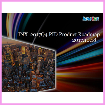Innolux Large Format TFT Panel Product Roadmap