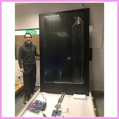 Nothing Beats an 84 inch Transparent Showpiece