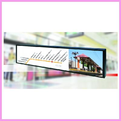 Ultrabreit gestreckte, kurz geschnittene Monitore und Panel Kits mit Hibrite Optionen