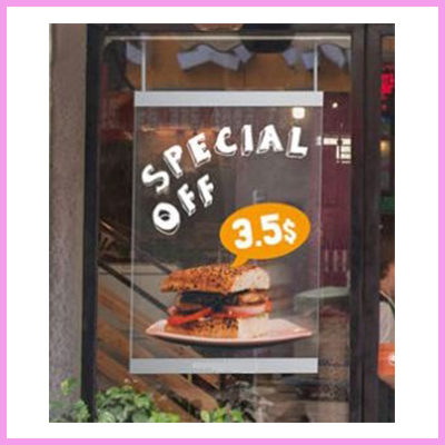 Transparent LED Posters can go Anywhere