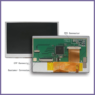 4.3 inch 480×272 TFT, CTP, PCB Solution