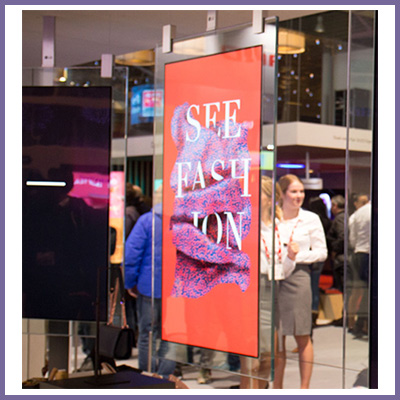 Crystal Displays Double Sided Digital Signage Kiosks
