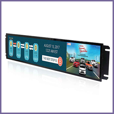CDS 37.6 inch EN50155 Full IP54 Fanless Panel PC for Railway