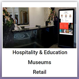 crystal digital signage market sectors