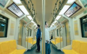 CDS Stretched monitors on train