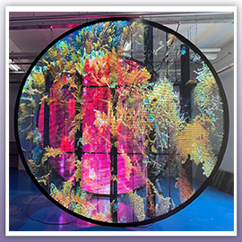 Transparent LED Circular Solution from CDS